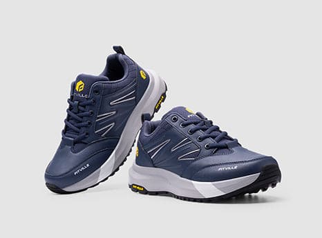 FitVille Men's Low-Top Sturdy Core Hiking Shoes by FitVille