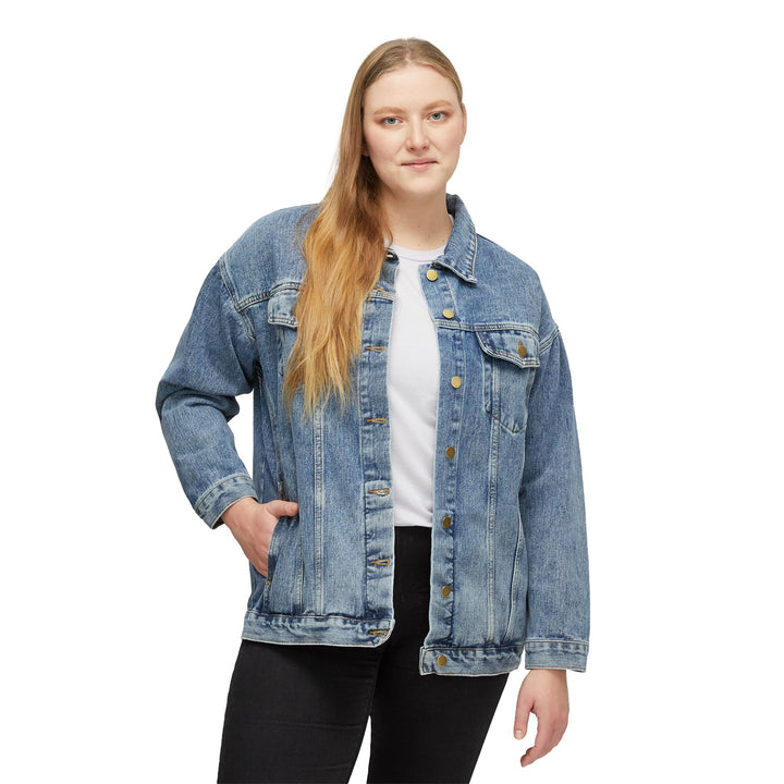 Stand With Ukraine Women's Denim Jacket