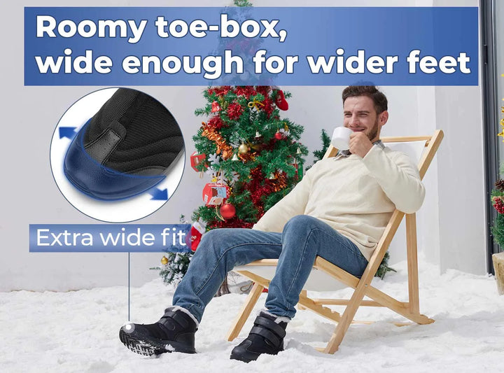 FitVille Men's Winter CozyCore Boots V3 by FitVille