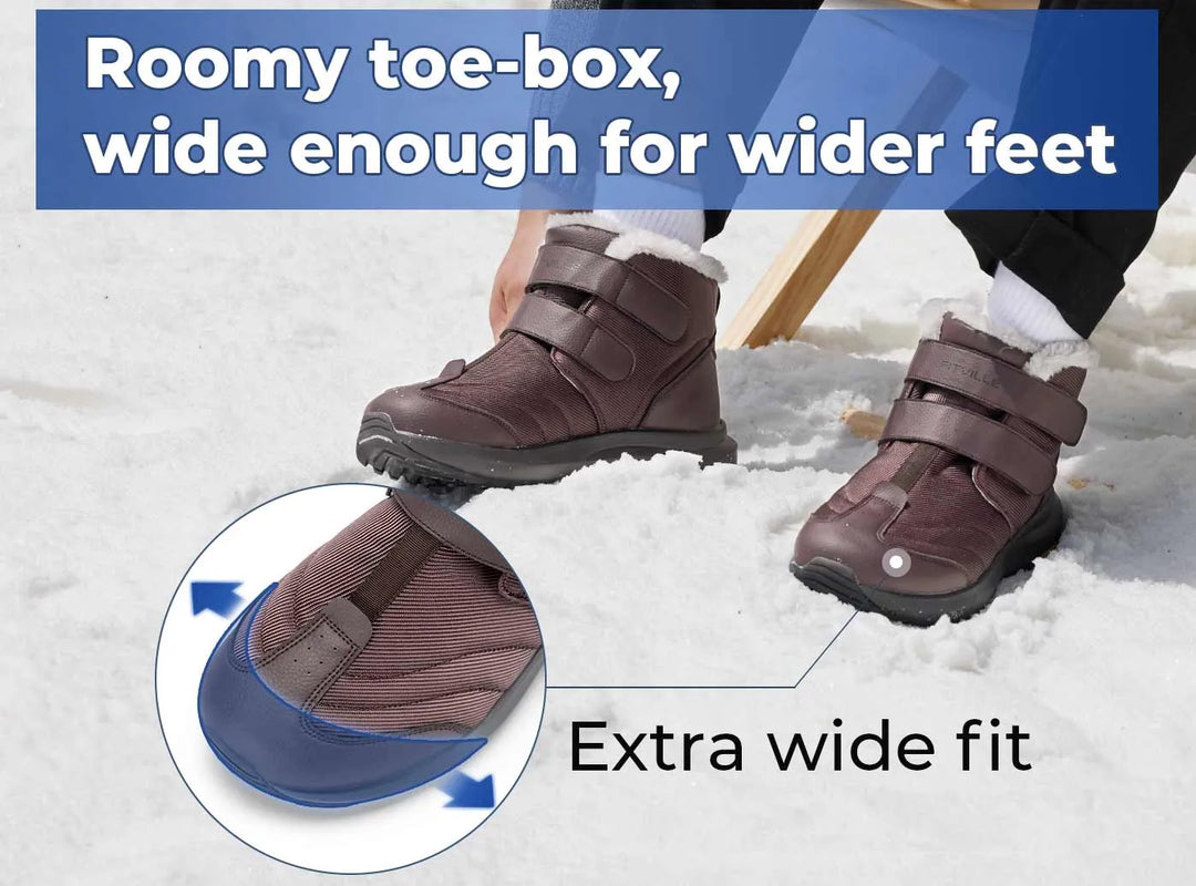 FitVille Men's Winter CozyCore Boots V3 by FitVille