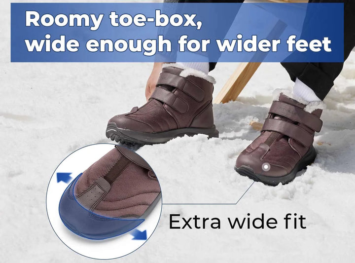 FitVille Men's Winter CozyCore Boots V3 by FitVille