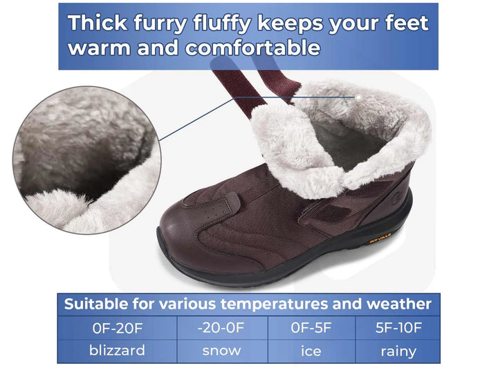 FitVille Men's Winter CozyCore Boots V3 by FitVille