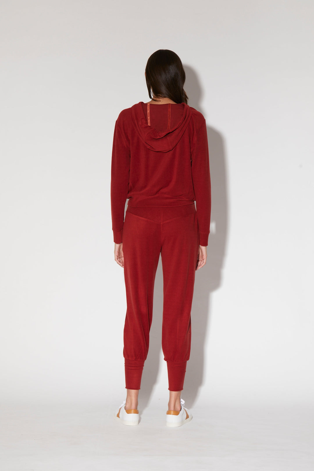 Melory Hoodie, Garnet - Brushed Knit by Walter Baker