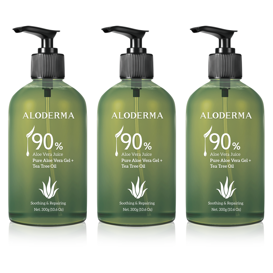 Pure Aloe Vera Gel + Tea Tree Oil by ALODERMA