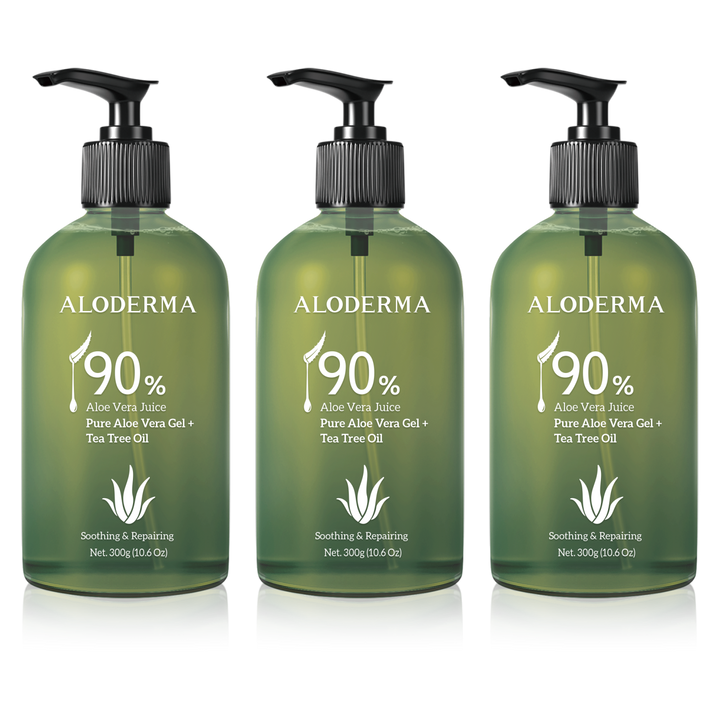 Pure Aloe Vera Gel + Tea Tree Oil by ALODERMA