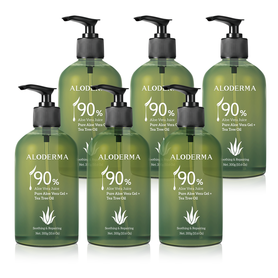 Pure Aloe Vera Gel + Tea Tree Oil by ALODERMA