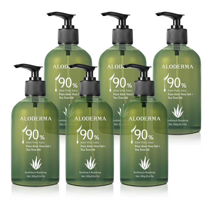 Pure Aloe Vera Gel + Tea Tree Oil by ALODERMA