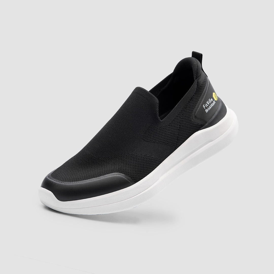 FitVille Men's BriskWalk Recovery Slip-On Shoes by FitVille