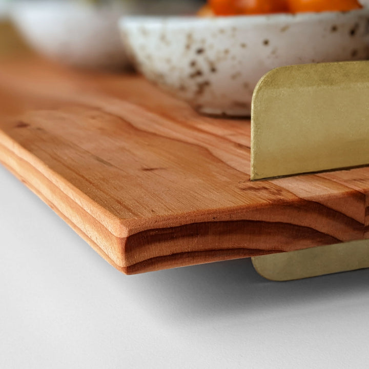 Brass Handle Tray by Formr