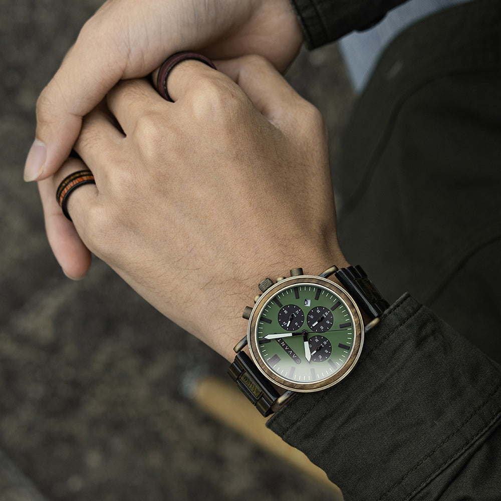 EXPLORER S - VINTAGE BRASS (44MM) by AVANTWOOD