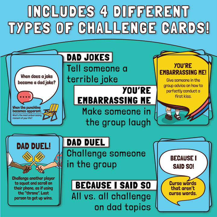 Laughing at Dad Jokes Party Game by Crated with Love