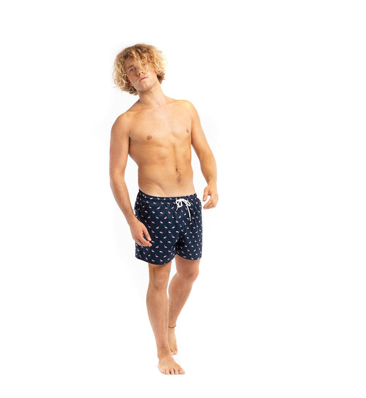 Flamingo 2.0 - 3.5" Swim Trunks by Bermies Swimwear