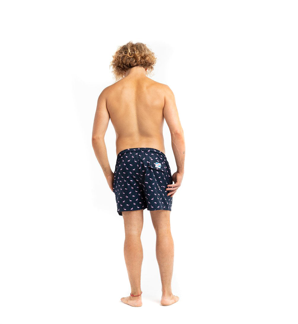 Flamingo 2.0 - 3.5" Swim Trunks by Bermies Swimwear