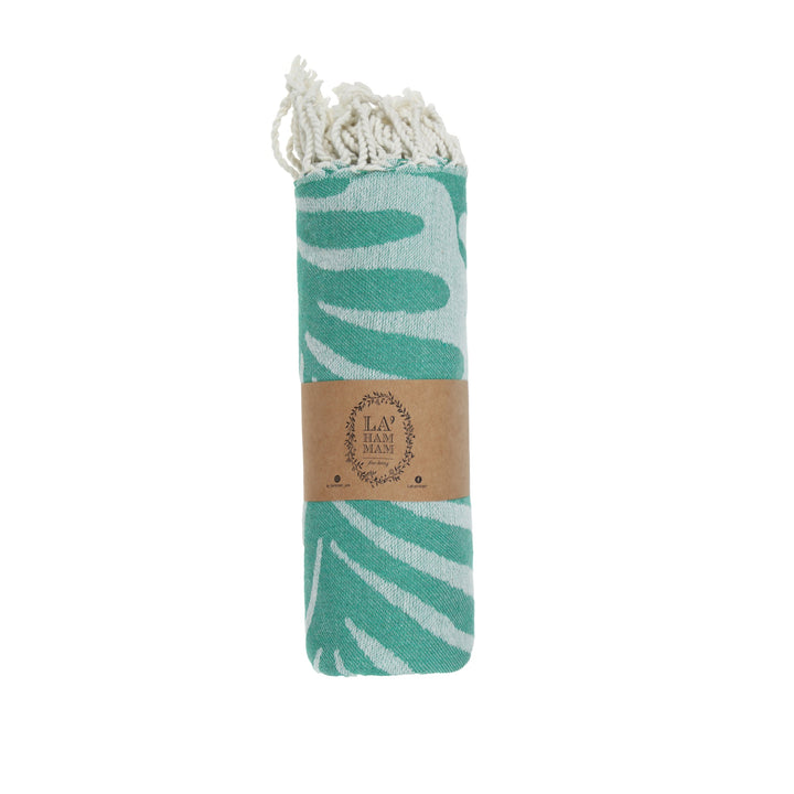 Jungle Peshtemal Pure Cotton Beach Towel by La'Hammam