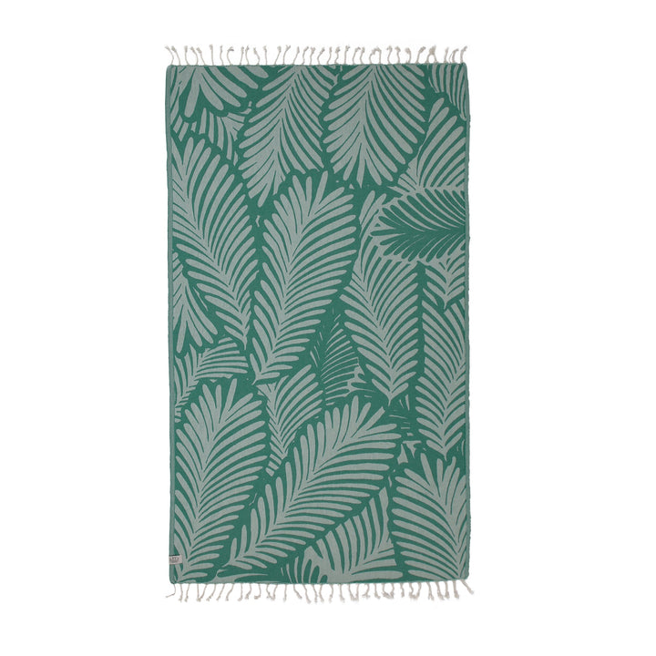 Jungle Peshtemal Pure Cotton Beach Towel by La'Hammam