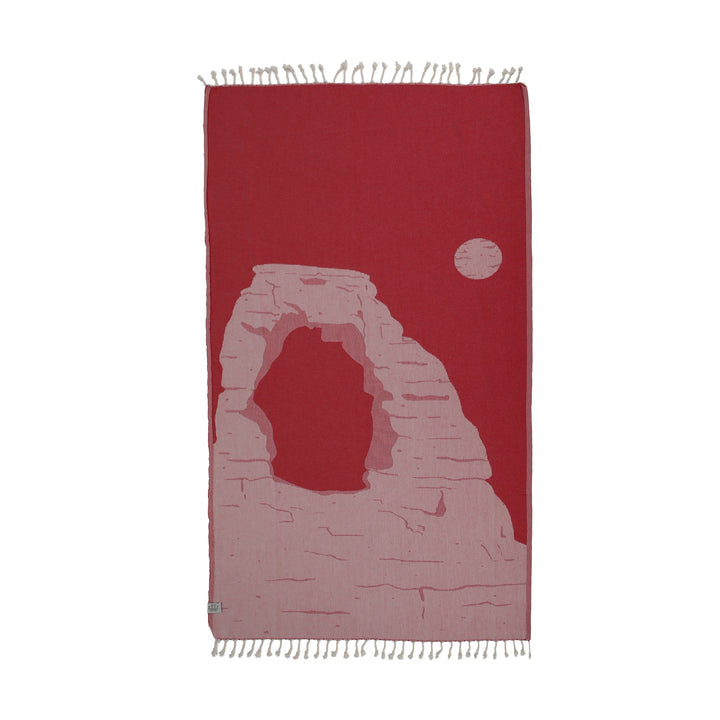 Monument State Pure Cotton Beach Towel by La'Hammam