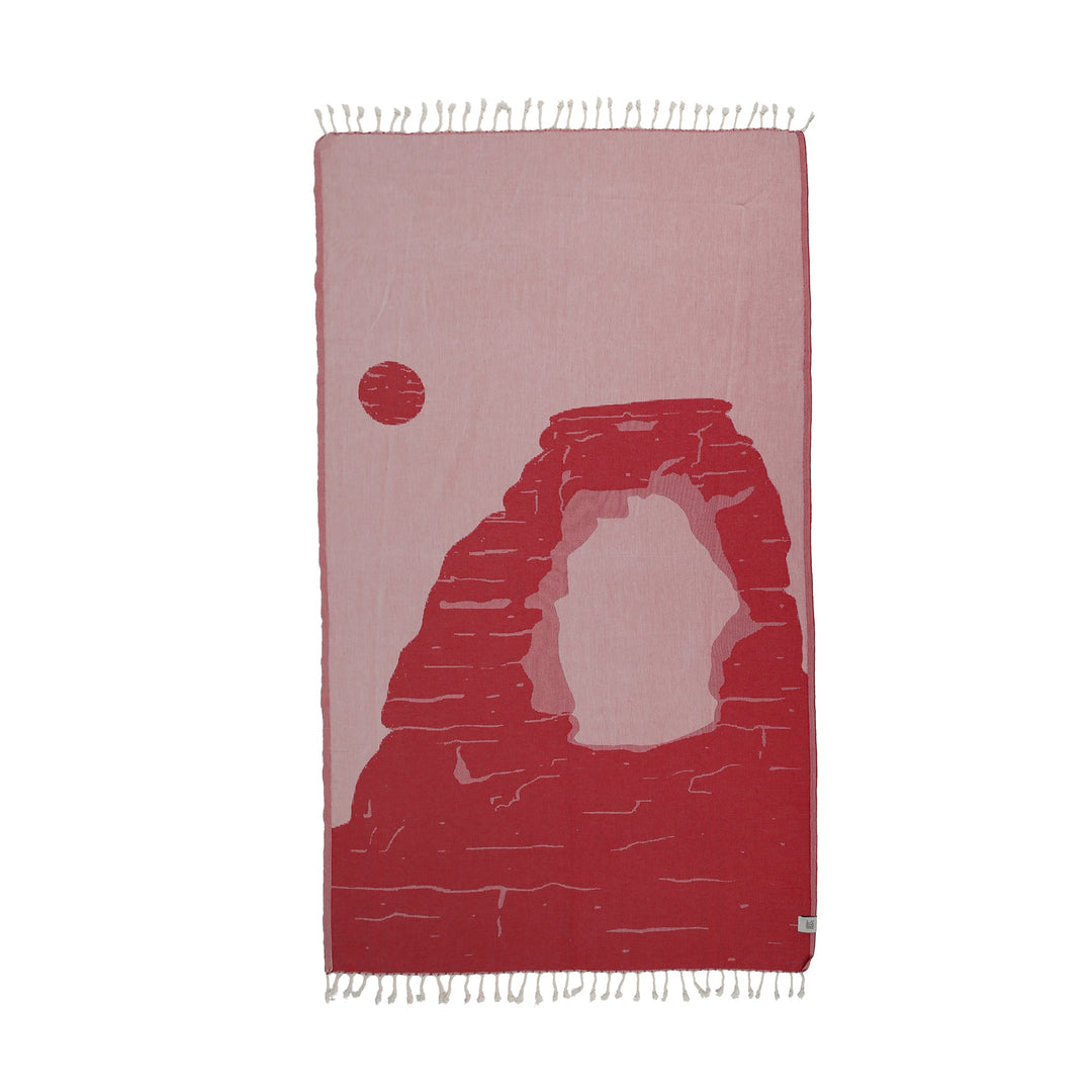 Monument State Pure Cotton Beach Towel by La'Hammam