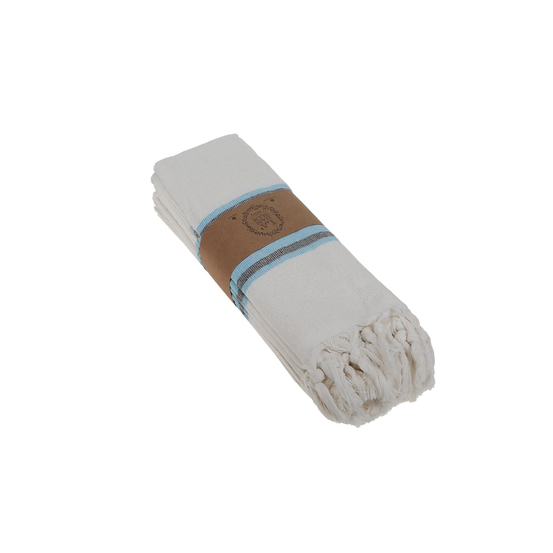 Smyrna Turkish Hand / Kitchen Towel 4 pack 23x17in by La'Hammam