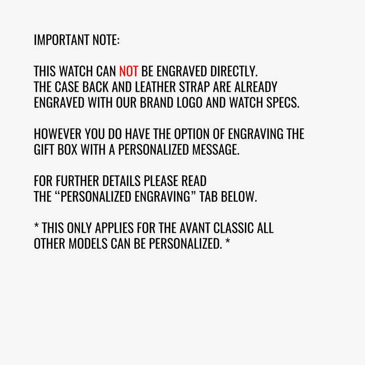 CLASSIC - STEALTH SILVER (40MM) by AVANTWOOD