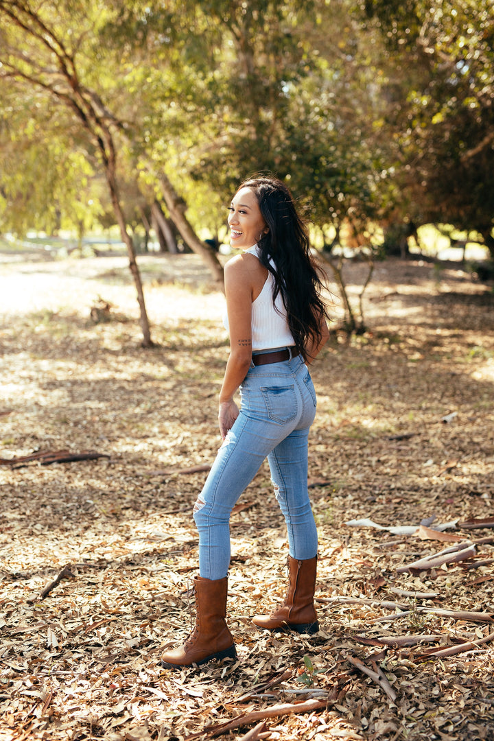 Women's Private Boots Camel by Nest Shoes