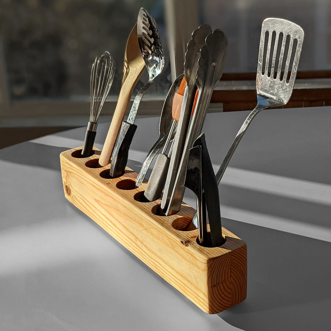 Slot Cooking Utensil Holder by Formr