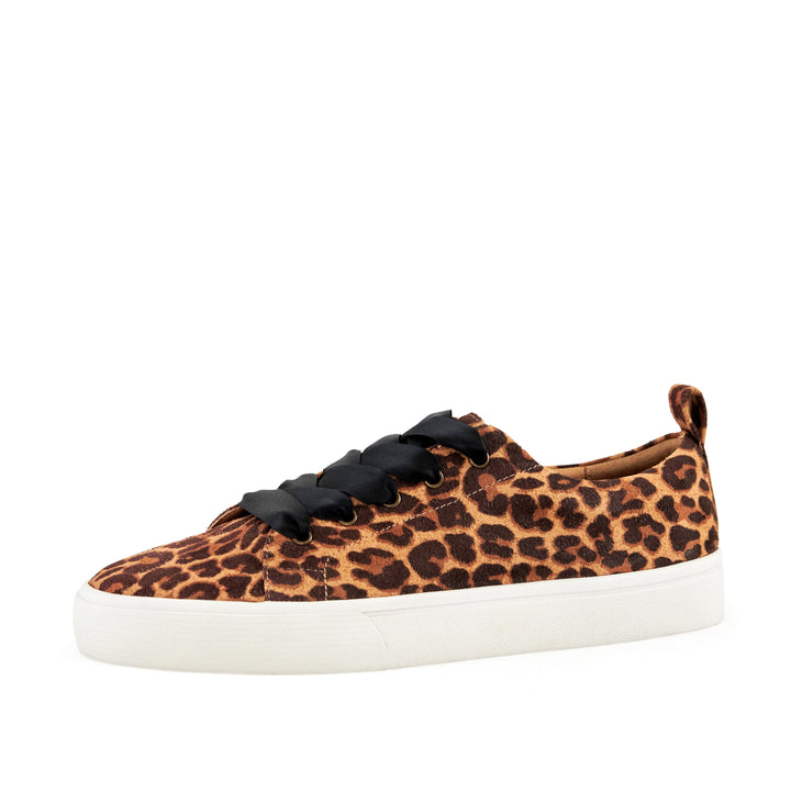 Women's Vancouver Wide Lace Sneaker Leopard by Nest Shoes