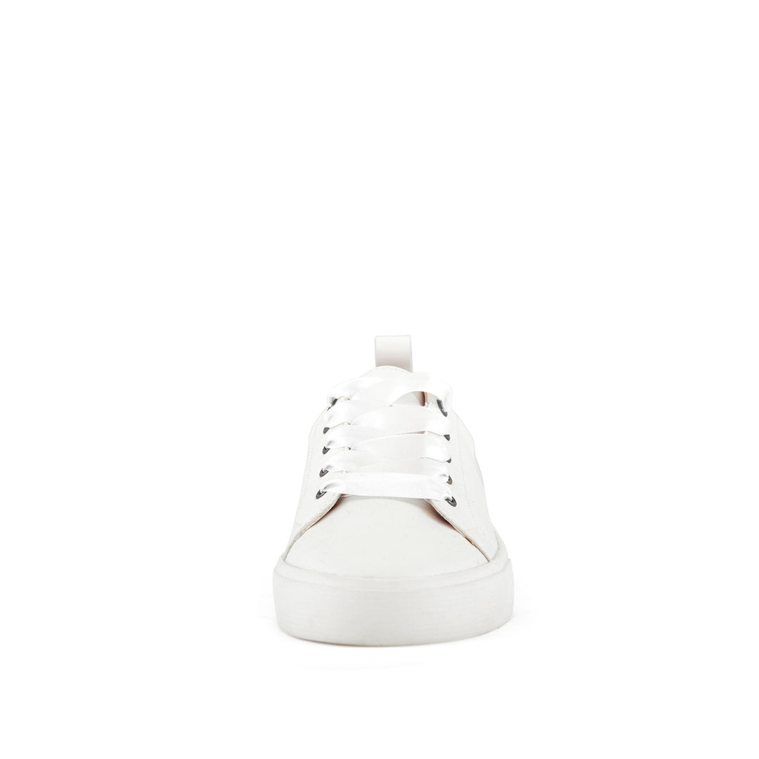 Women's Vancouver Wide Lace Sneaker White by Nest Shoes