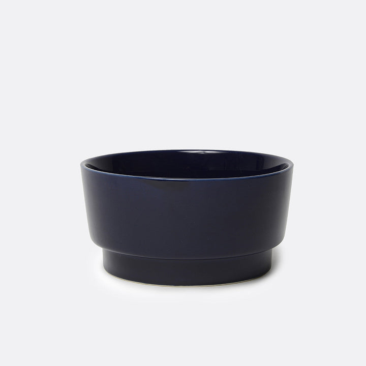 Gloss Ceramic Dog Bowl Midnight by Waggo