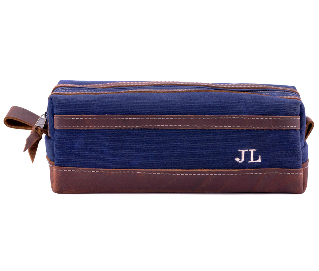 Waxed Canvas Toiletry Bag by Lifetime Leather Co