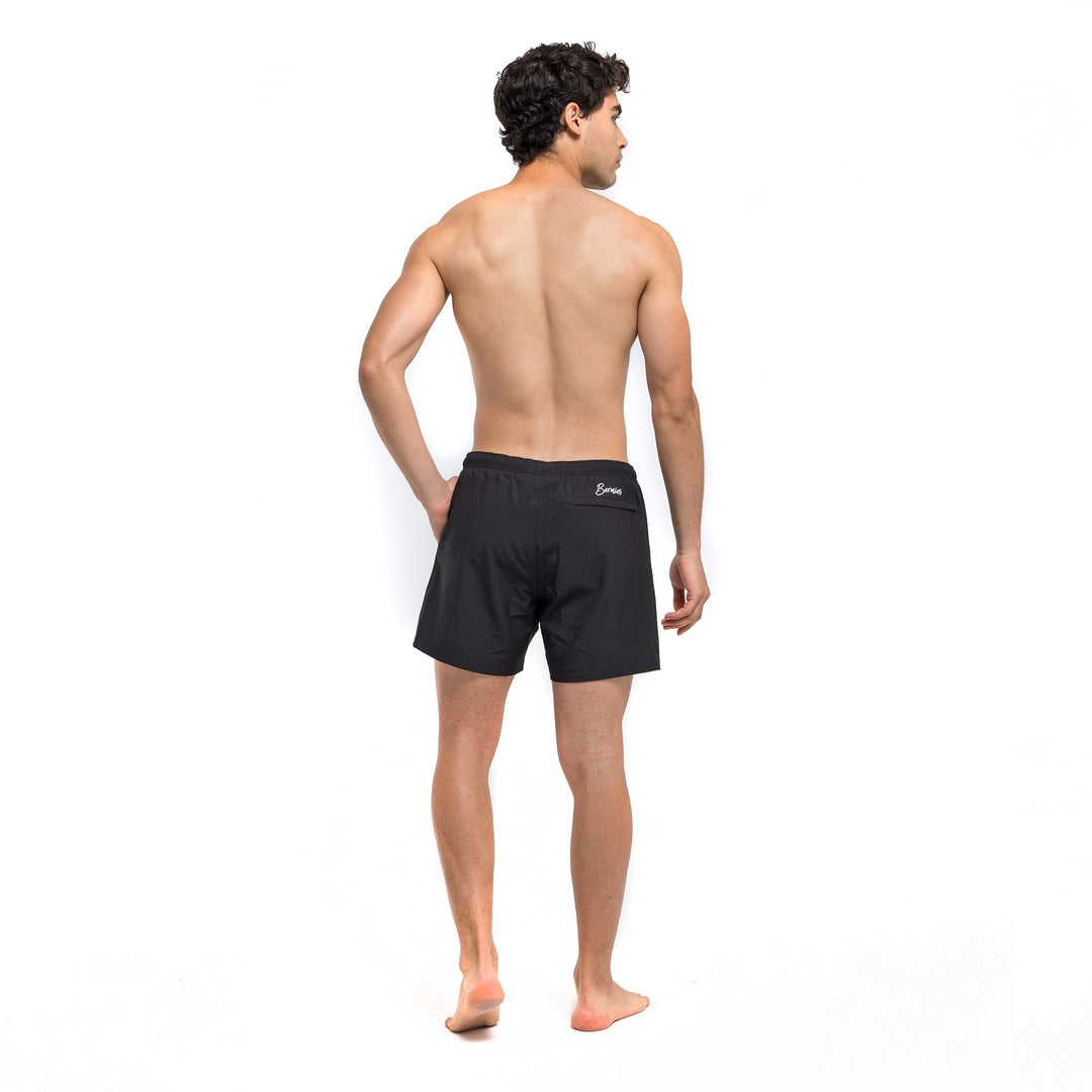 Performance Gym Short + Compression Liner - Black by Bermies Swimwear