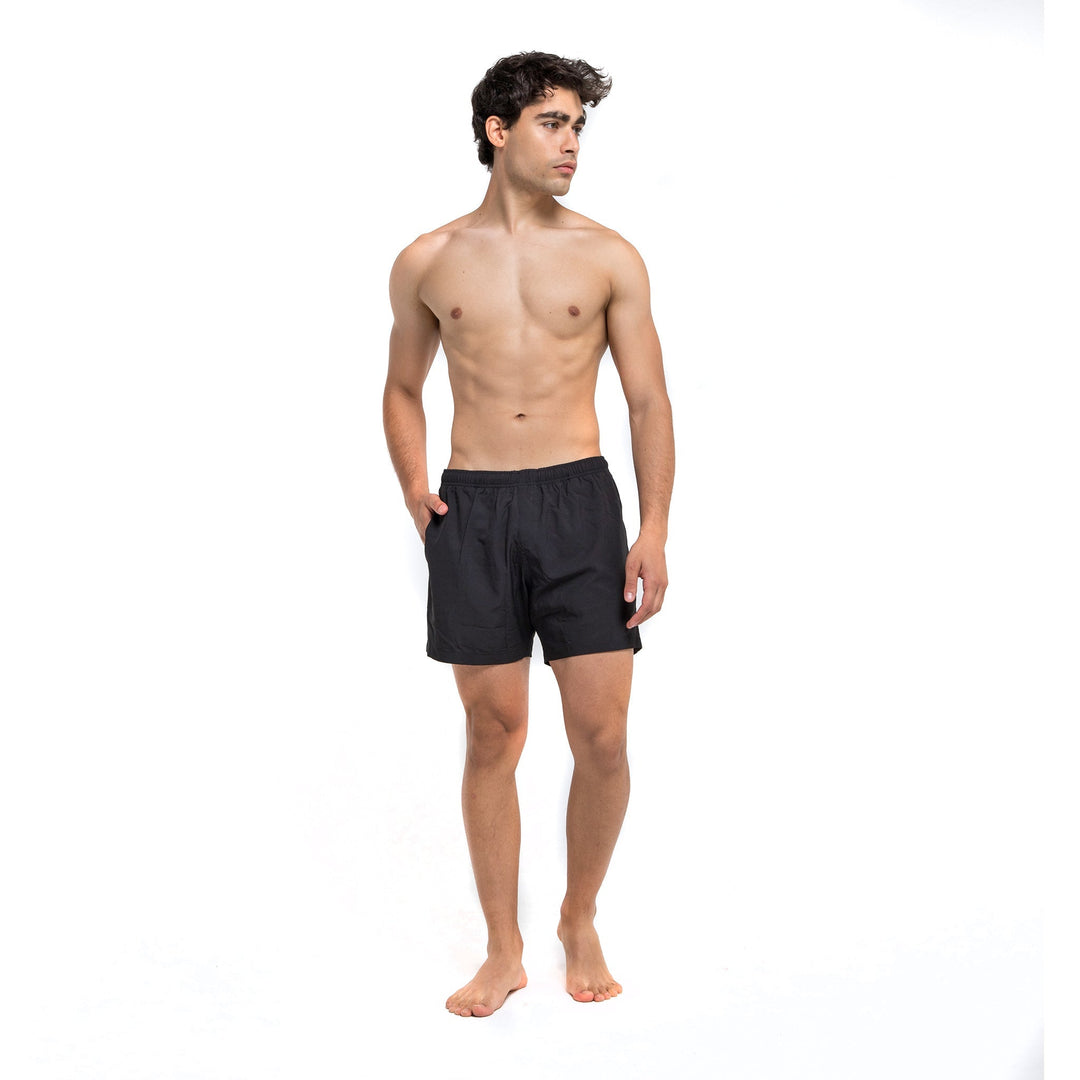 Performance Gym Short + Compression Liner - Black by Bermies Swimwear