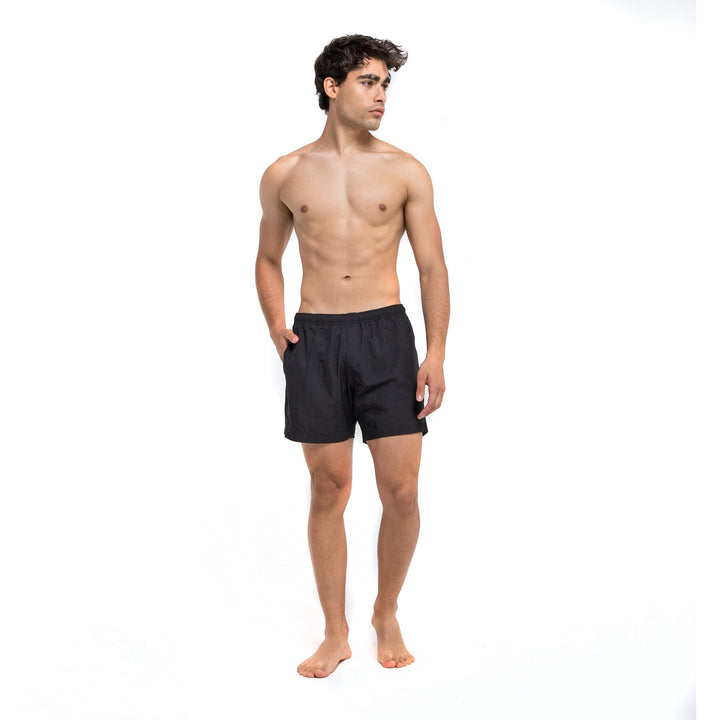 Performance Gym Short + Compression Liner - Black by Bermies Swimwear