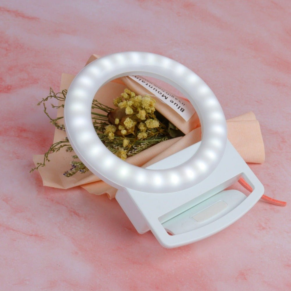 Clip-On Mini Phone Selfie Ring Light by Multitasky