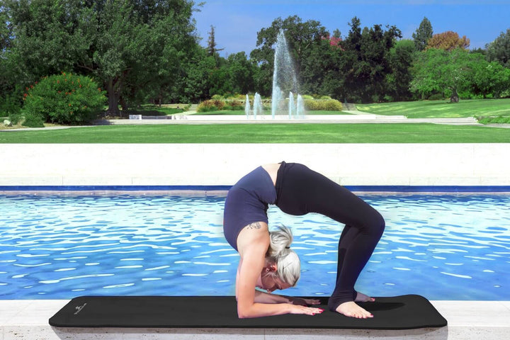 Extra Thick Yoga and Pilates Mat 1/2 inch by Jupiter Gear