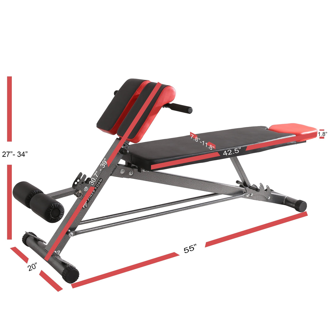 Multi-Functional Weight Bench for Full-Body Workout by Finer Form