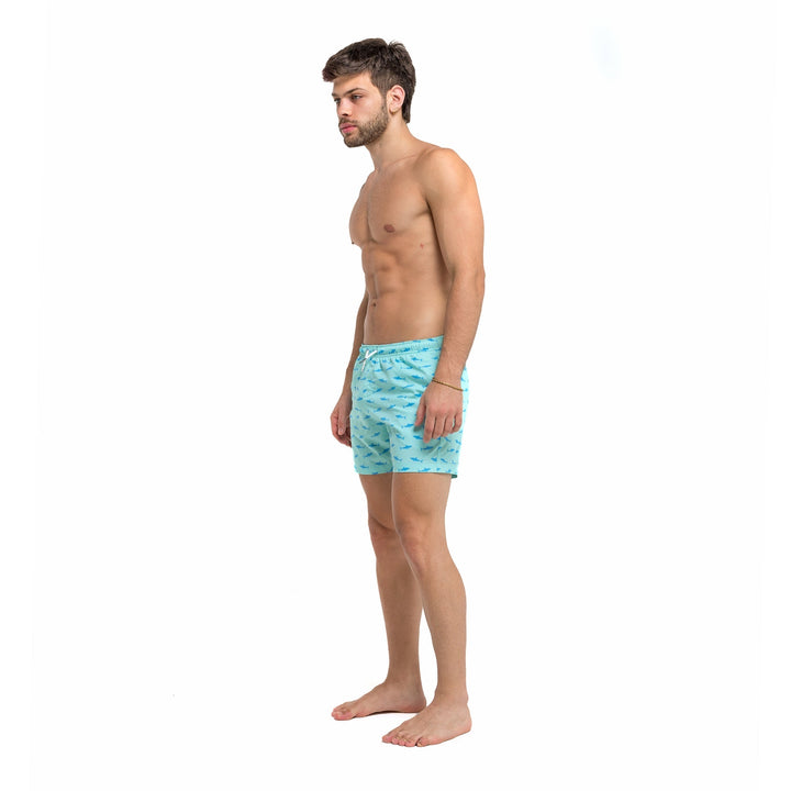 Great White - 5" Swim Trunks by Bermies Swimwear