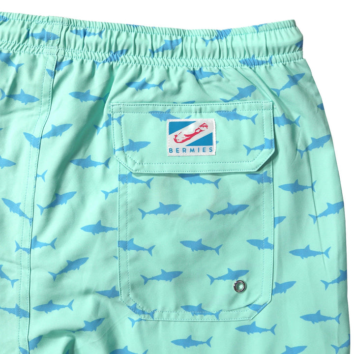 Great White - 5" Swim Trunks by Bermies Swimwear