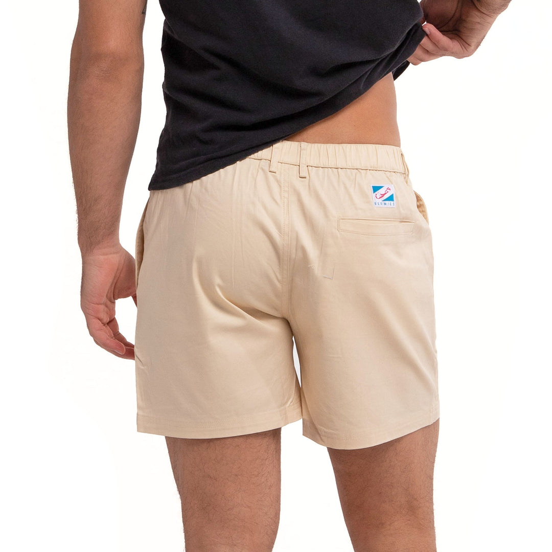 Cotton Shorts - Khaki by Bermies Swimwear