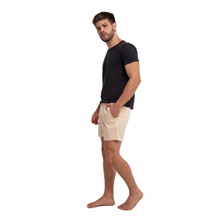 Cotton Shorts - Khaki by Bermies Swimwear
