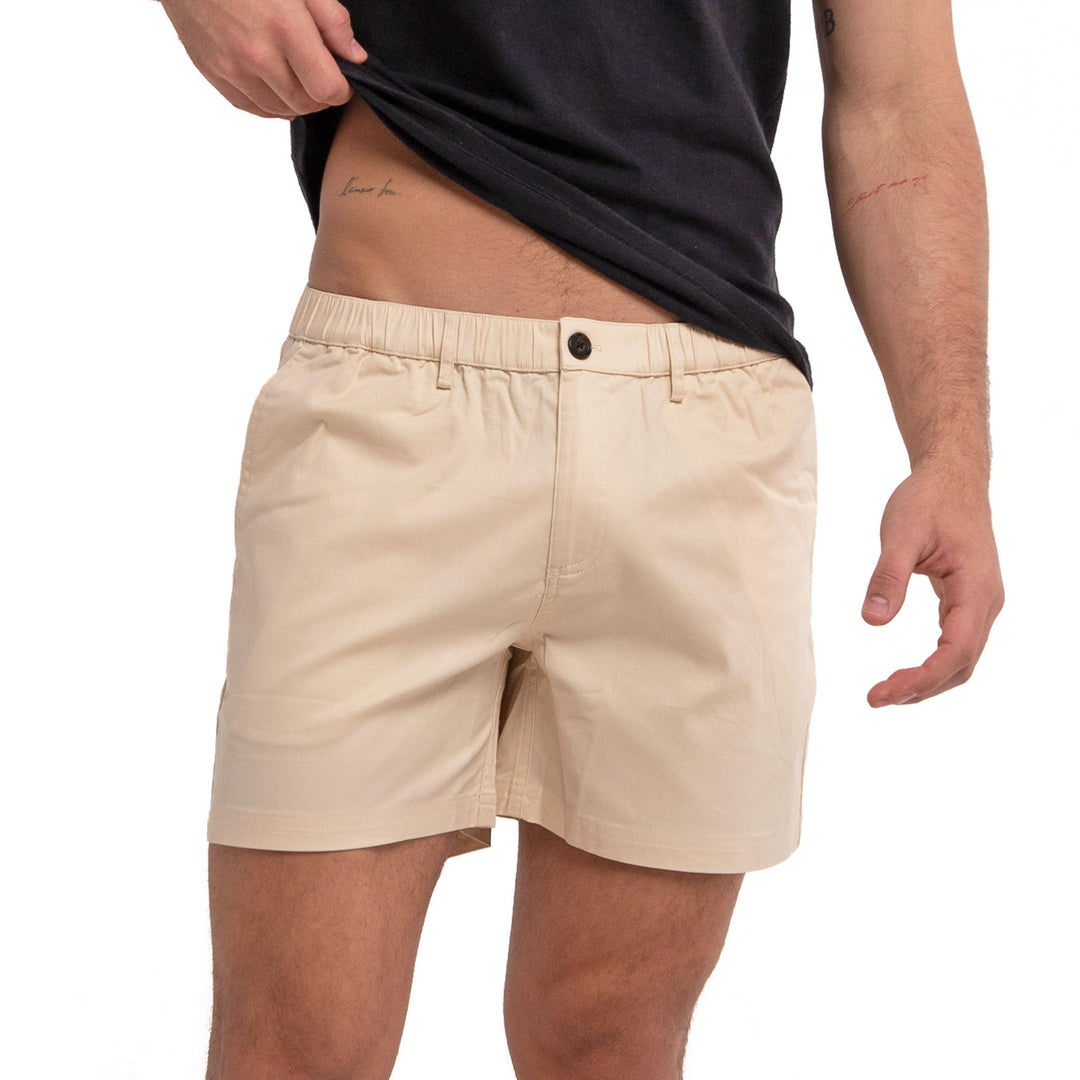 Cotton Shorts - Khaki by Bermies Swimwear