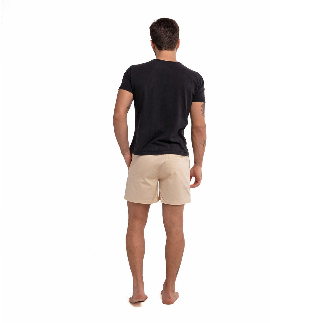 Cotton Shorts - Khaki by Bermies Swimwear