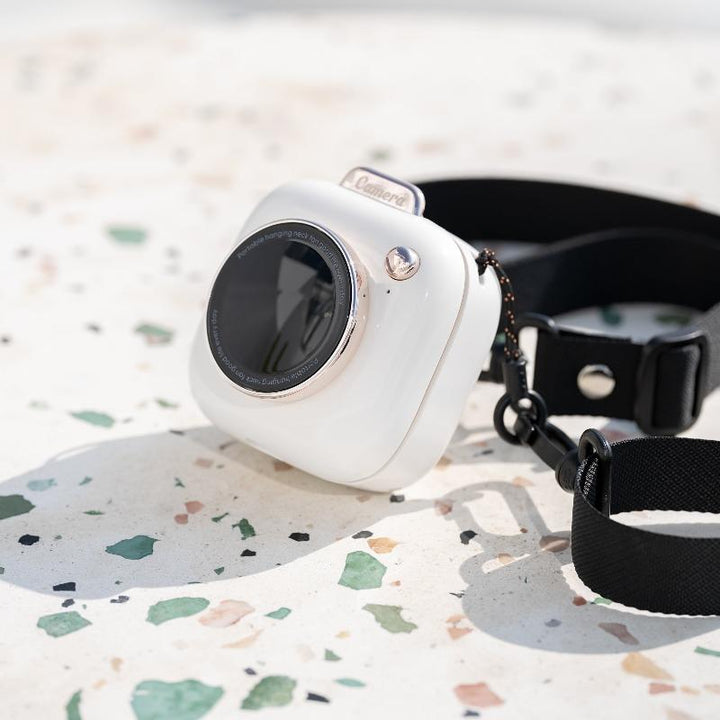 Mini Camera-Shaped Necklace Fan by Multitasky