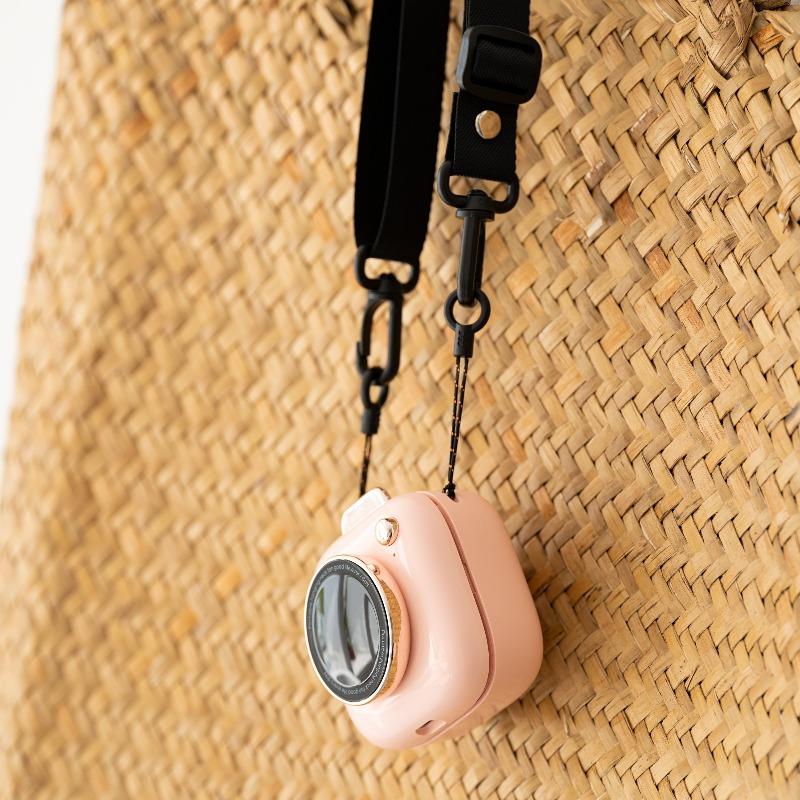 Mini Camera-Shaped Necklace Fan by Multitasky