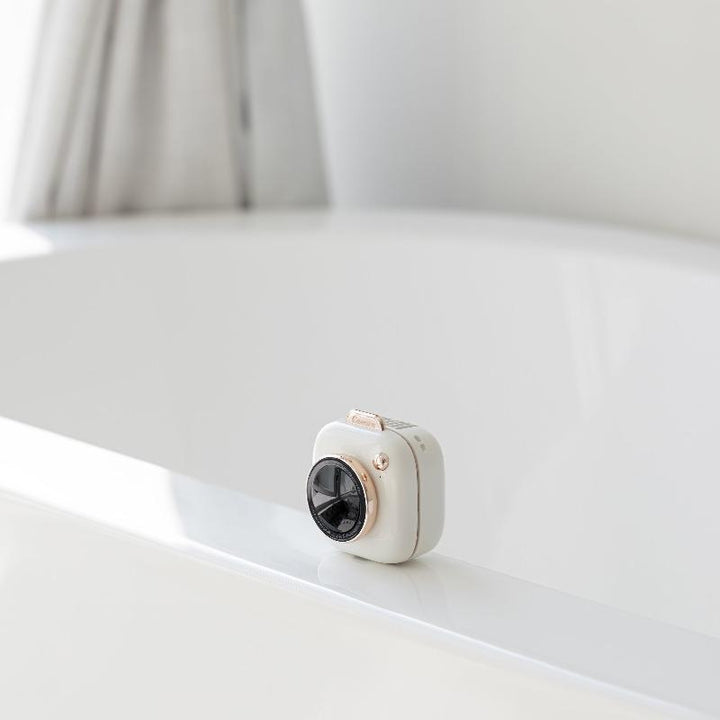 Mini Camera-Shaped Necklace Fan by Multitasky