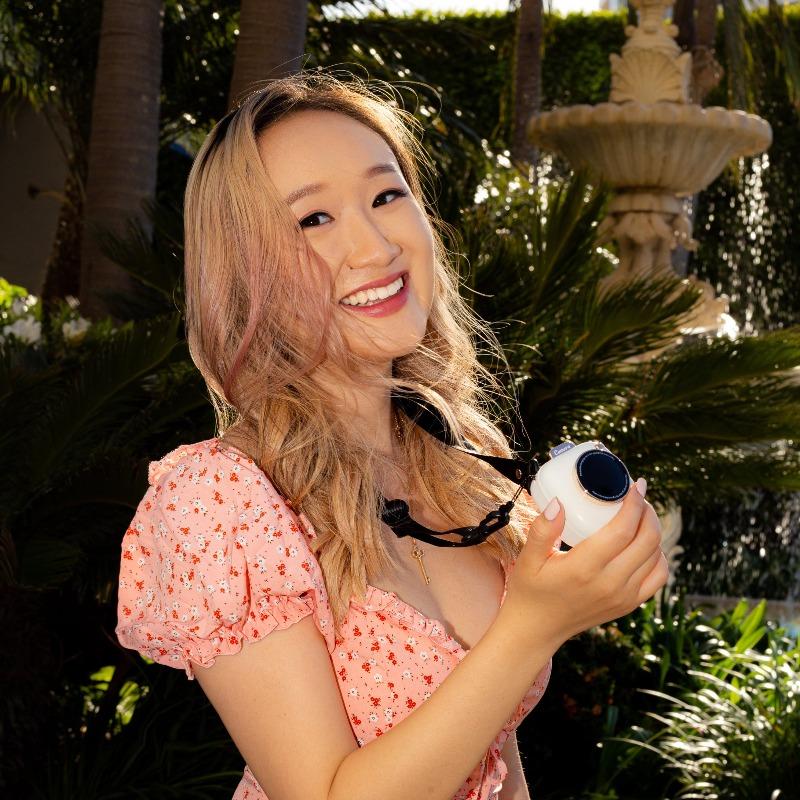 Mini Camera-Shaped Necklace Fan by Multitasky