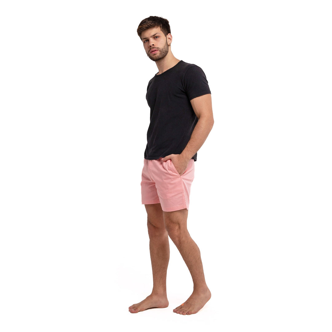 Cotton Shorts - Pink by Bermies Swimwear