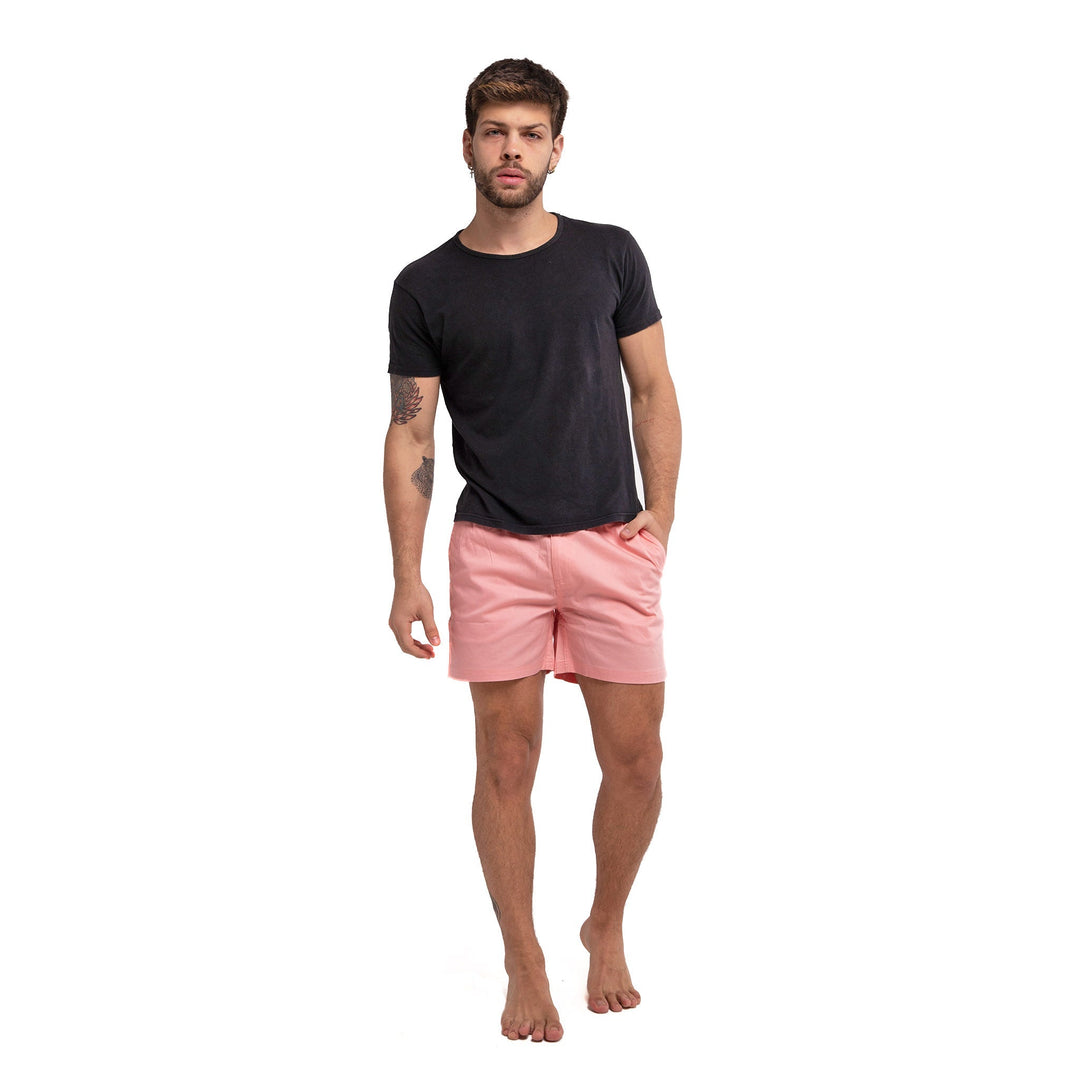 Cotton Shorts - Pink by Bermies Swimwear