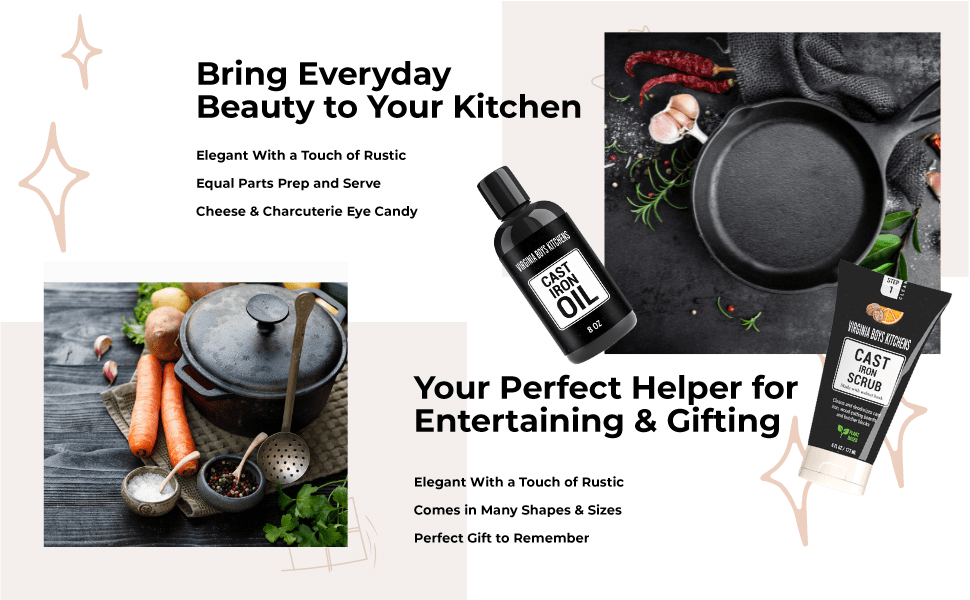 Natural Cast Iron Seasoning Oil by Virginia Boys Kitchens